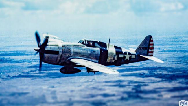 P-47 Thunderbolt in flight